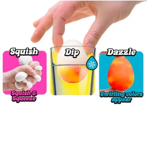 NeeDoh Dippin' Dazzler Eggs TikTok Viral!! Smooth Sunrise - Picture 4 of 7